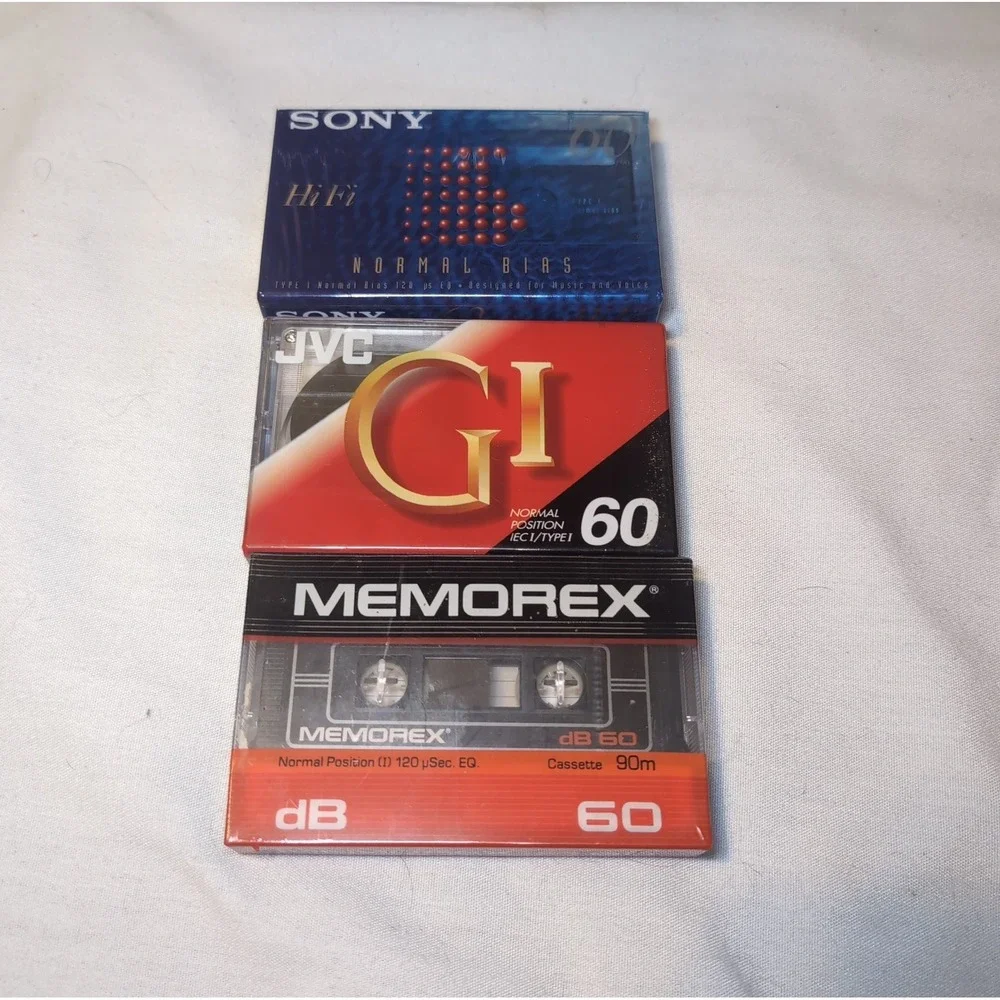 14x Sony HiFi 60 Cassette Tape 5x RCA 90 Normal Bias HiFi Blank Media(21 Total)
